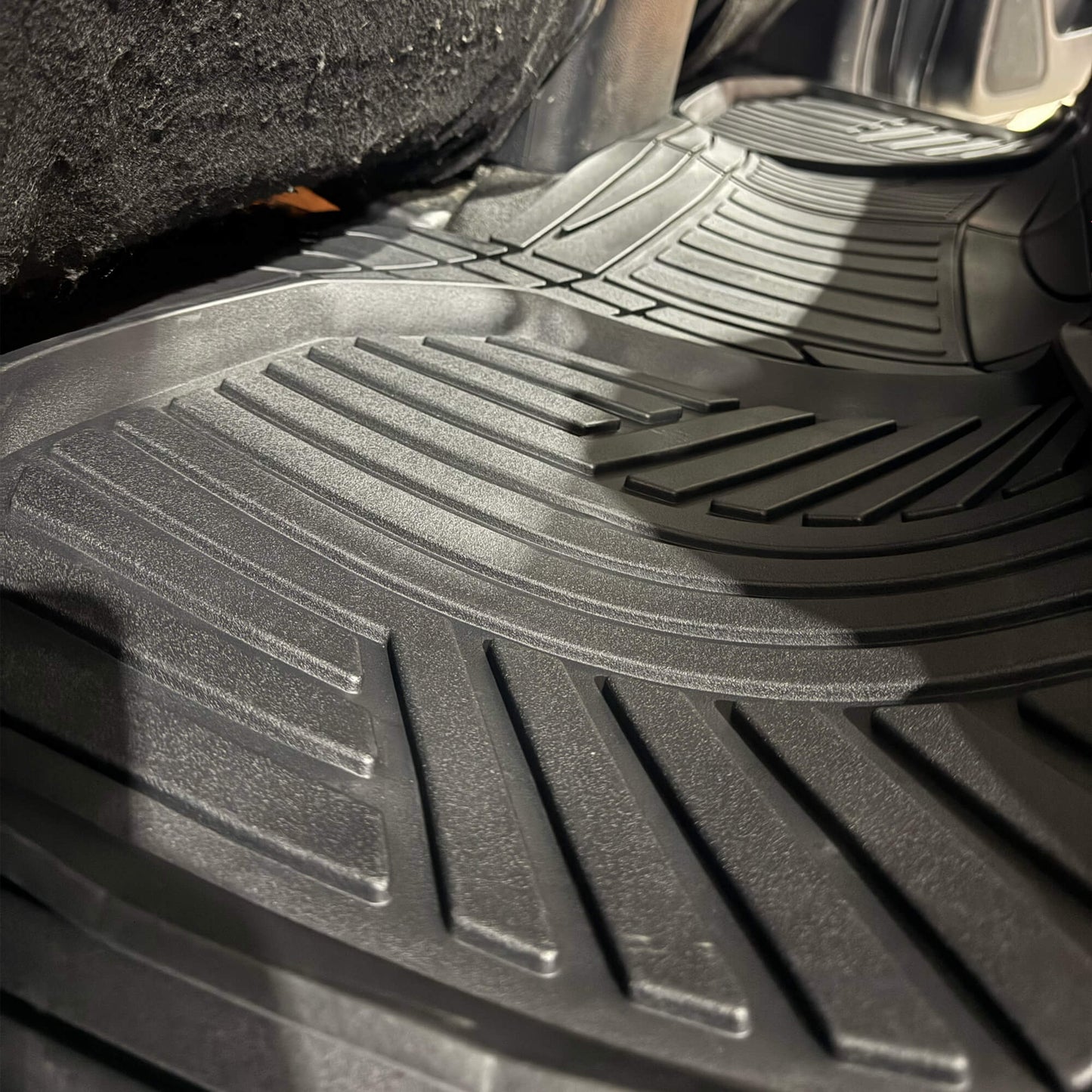 IRONSKIN Heavy-Duty Rubber Floor Mats (3 Piece Set)