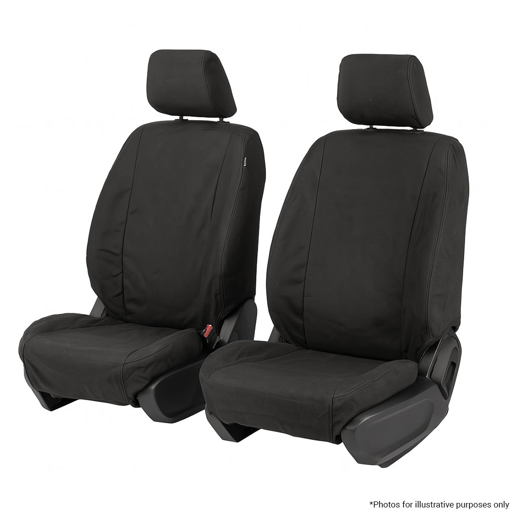 Ford Ranger Next-Gen Dual Cab IRONSKIN Canvas Seat Covers (05/2022-ON)