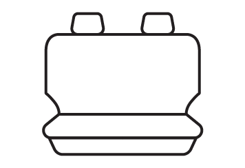 Third row seat cover pattern