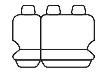 Third row seat cover pattern