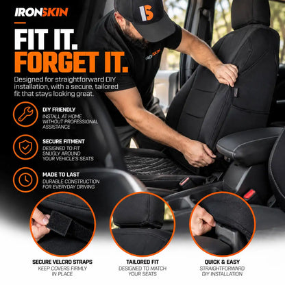 Toyota LandCruiser 79 Series Neoprene Seat Covers (10/1999-ON) - Two Row Bundle