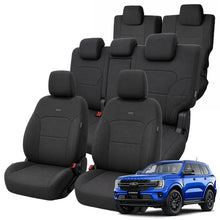 Ford Everest Next-Gen UB Neoprene Seat Covers (07/2022-ON) - Three Row Bundle
