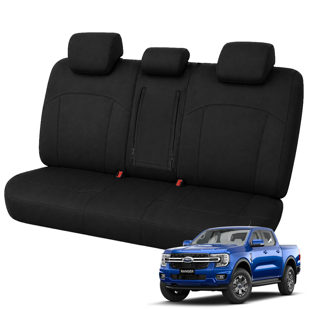 Ford Next-Gen Ranger RA Neoprene Rear Seat Covers (05/2022-ON)
