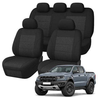 Ford Ranger Raptor PX3 Comfort Jacquard Seat Covers (07/2018-04/2022)