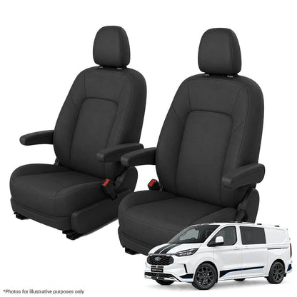 Ford Transit Custom AV Double Cab Neoprene Seat Cover Bundle (08/2023-ON)