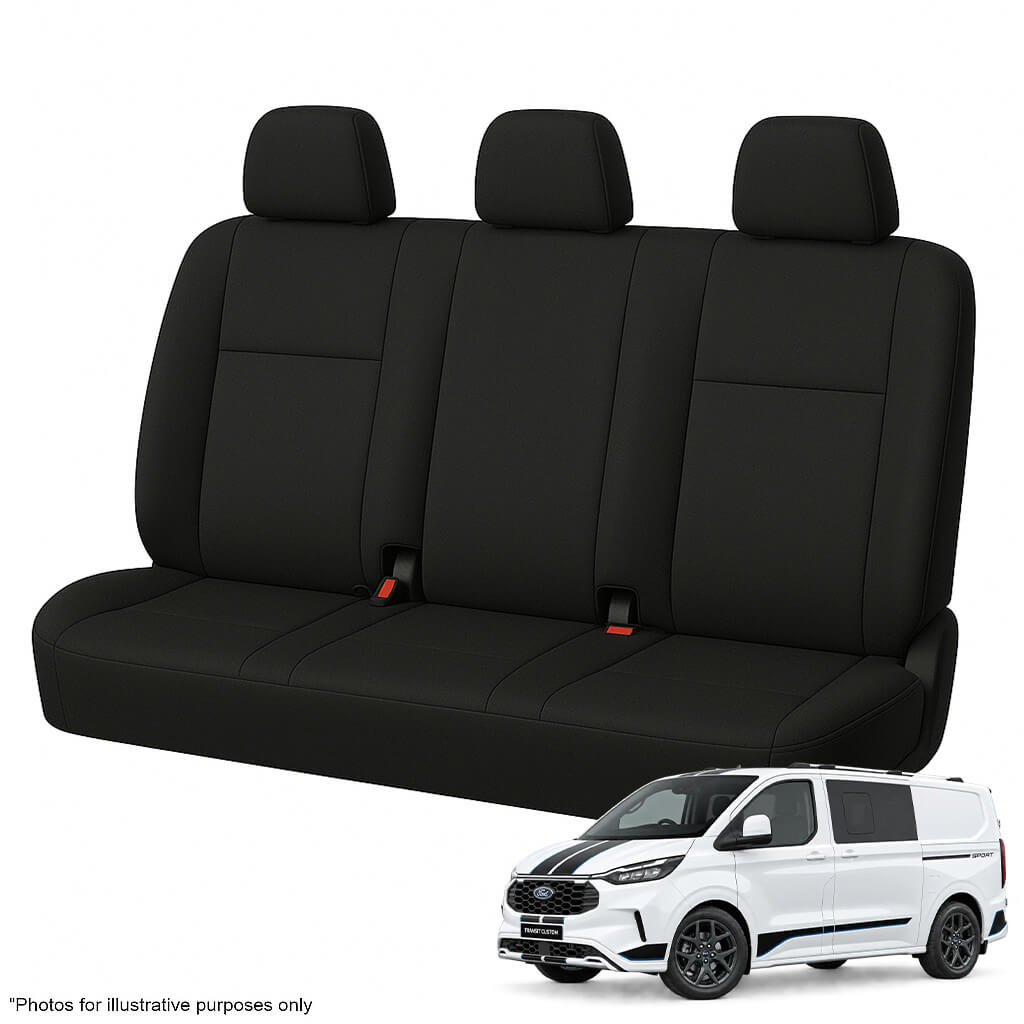 Ford Transit Custom AV Double Cab Neoprene Seat Cover Bundle (08/2023-ON)