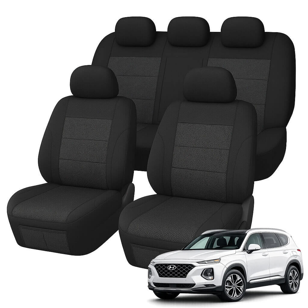 Hyundai Santa Fe TM Comfort Jacquard Seat Covers (04/2018-01/2024)