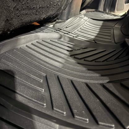 IRONSKIN Heavy-Duty Rubber Floor Mats (3 Piece Set)