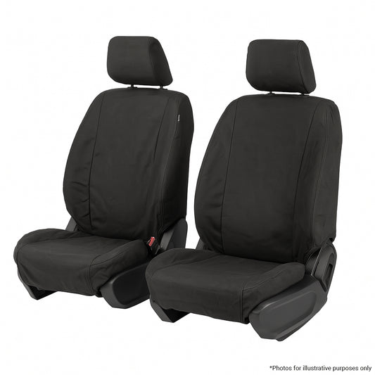 Ford Ranger Next-Gen Dual Cab IRONSKIN Canvas Seat Covers (05/2022-ON)