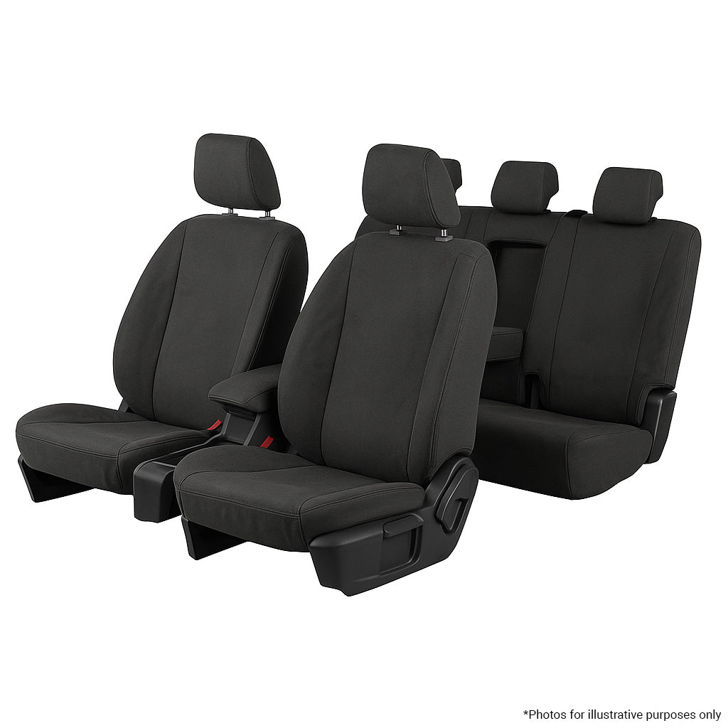 Ford Ranger Next-Gen Dual Cab IRONSKIN Canvas Seat Covers (05/2022-ON)