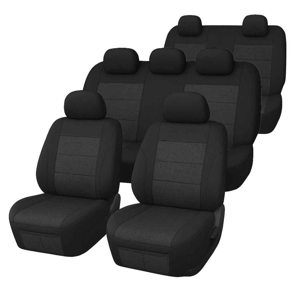 Mitsubishi Pajero V80 (7 Seater) Comfort Jacquard Seat Covers (11/2006-03/2021)