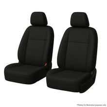 Nissan Navara NP300 Series 5 Dual Cab IRONSKIN Neoprene+ Seat Covers (12/2020-ON) Front Seat Pair