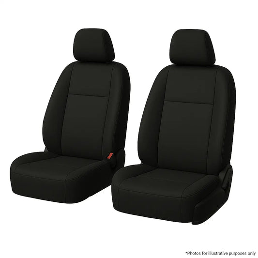 Nissan Navara NP300 Series 5 Dual Cab IRONSKIN Neoprene+ Seat Covers (12/2020-ON) Front Seat Pair