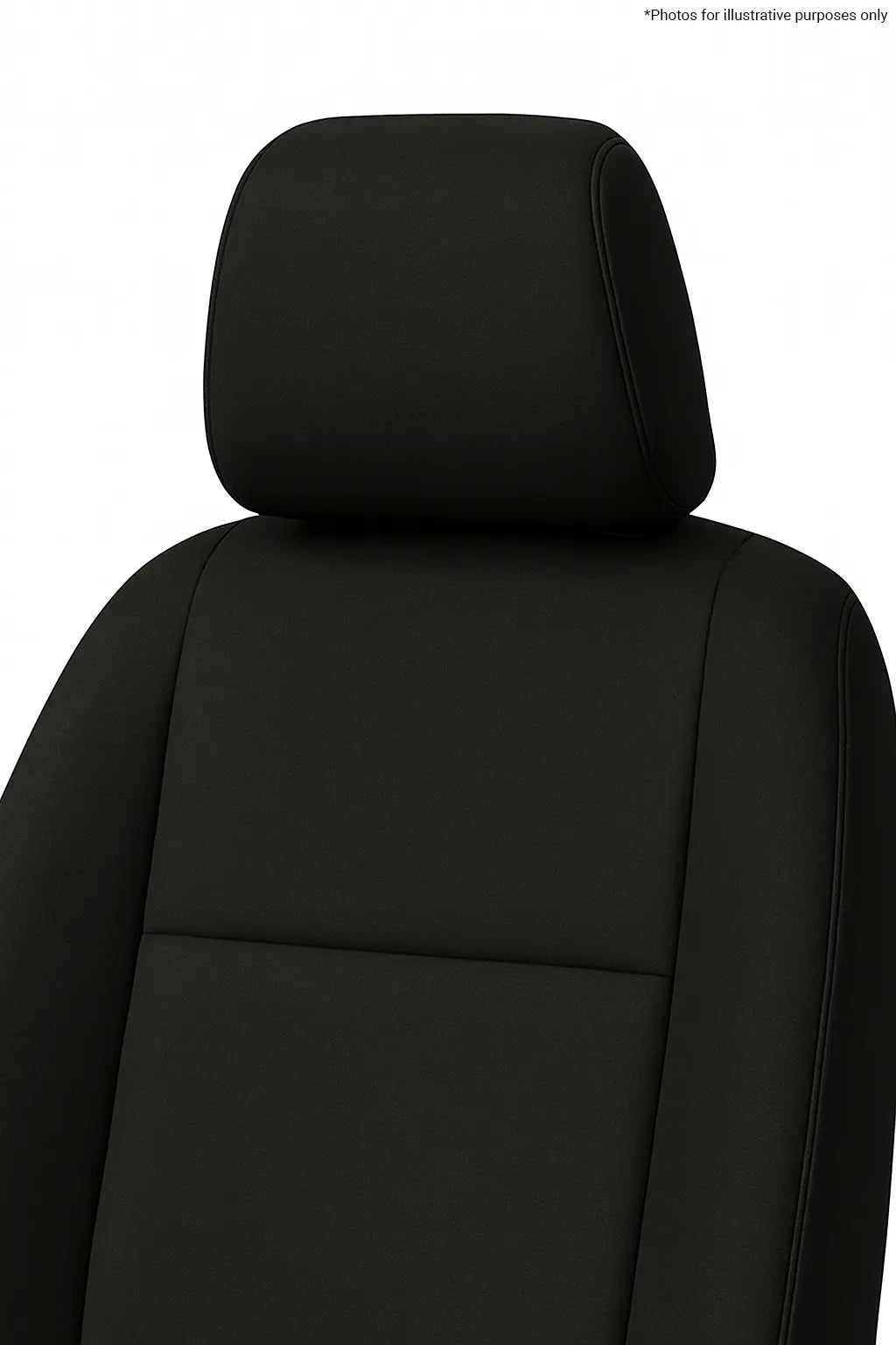 Mitsubishi Triton MQ/MR Dual Cab IRONSKIN Neoprene Seat Covers (01/2015-11/2023) Top Close Up