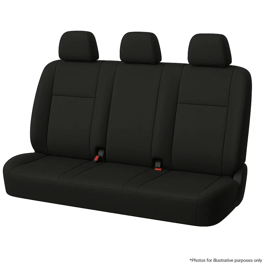 Nissan Navara NP300 Series 5 Dual Cab IRONSKIN Neoprene+ Seat Covers (12/2020-ON) Rear Seats