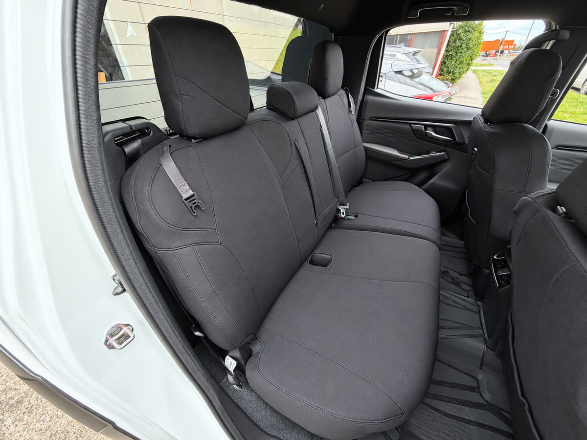 Isuzu D-MAX (RG) Dual Cab Neoprene Seat Covers (07/2020-ON) - Two Row Bundle