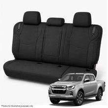Isuzu D-MAX (RG) Dual Cab Neoprene Rear Seat Covers (07/2020-ON)