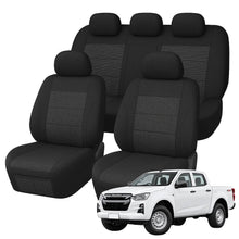Isuzu D-MAX SX Crew Cab Comfort Jacquard Covers (07/2020-ON)