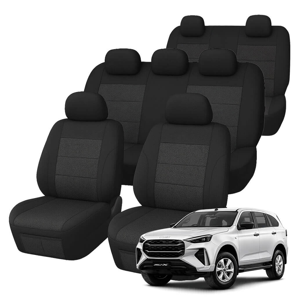Isuzu MU-X RJ (7 Seater) Comfort Jacquard Seat Covers (06/2021-ON)