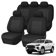 Isuzu MU-X RJ Comfort Jacquard Seat Covers (06/2021-ON)