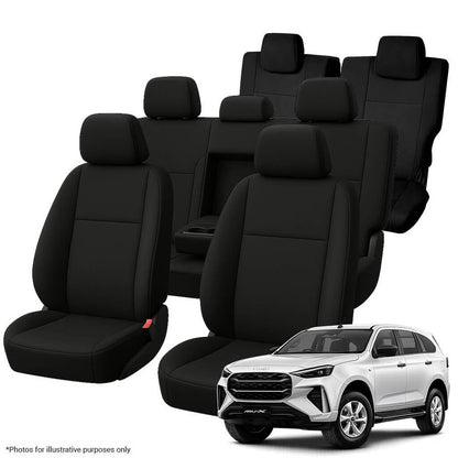 Isuzu MU-X RJ Neoprene Seat Covers (06/2021-ON) - Three Row Bundle