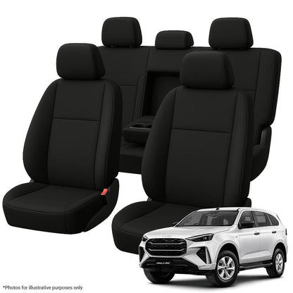 Isuzu MU-X RJ Neoprene Seat Covers (06/2021-ON) - Two Row Bundle