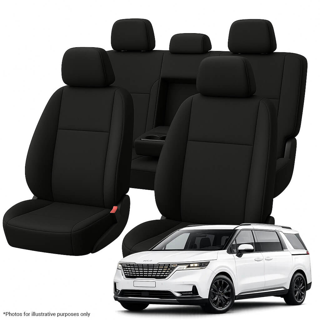 Kia Carnival KA4 Neoprene Seat Covers (09/2020-ON) - Two Row Bundle