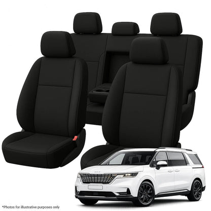 Kia Carnival KA4 Neoprene Seat Covers (09/2020-ON) - Two Row Bundle