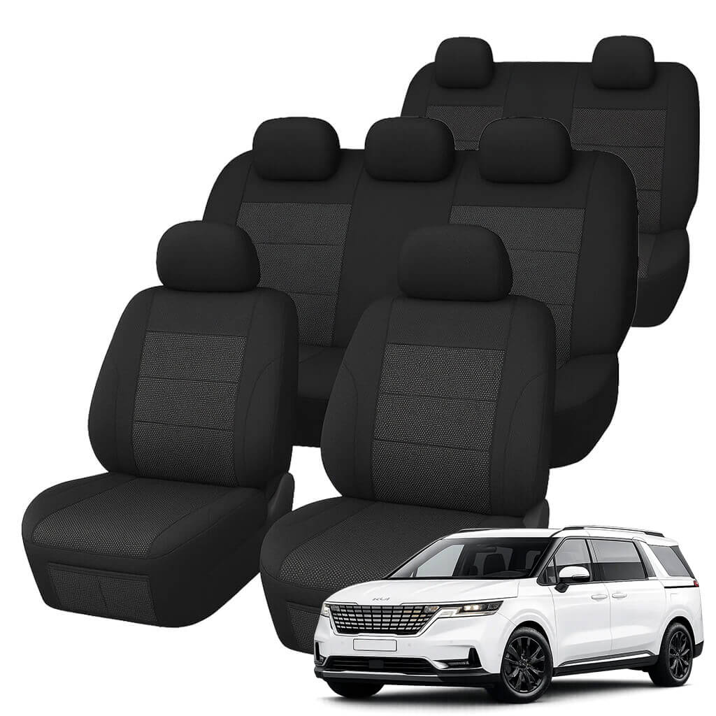 Kia Carnival KA4 Platinum (7 Seater) Comfort Jacquard Seat Covers (09/2020-ON)