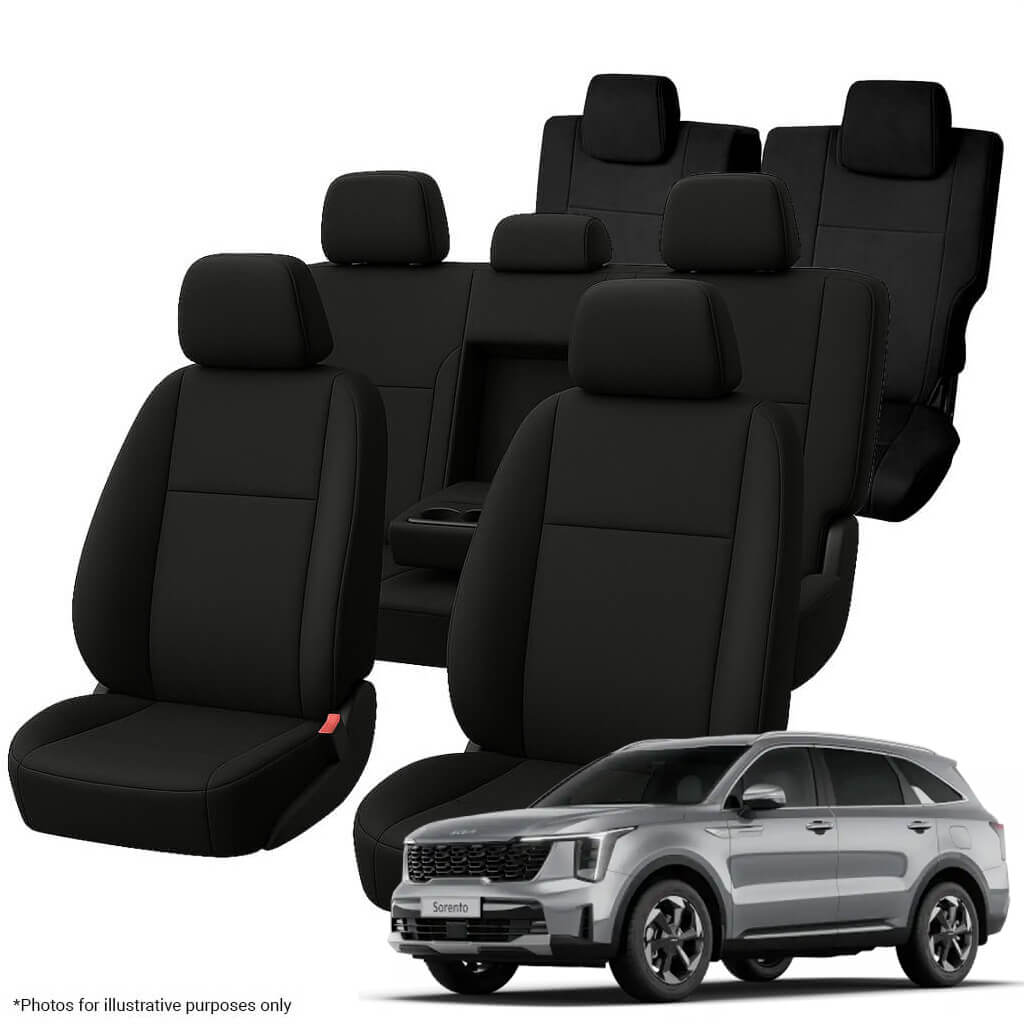 Kia Sorento MQ4 GT-Line Neoprene Seat Covers (04/2020-ON) - Three Row Bundle