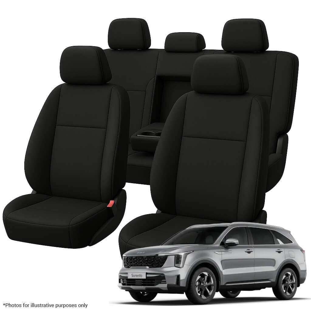 Kia Sorento MQ4 GT-Line Neoprene Seat Covers (04/2020-ON) - Two Row Bundle