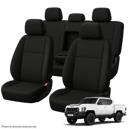 Kia Tasman X-Pro Neoprene Front & Rear Seat Cover Bundle (2025-ON)
