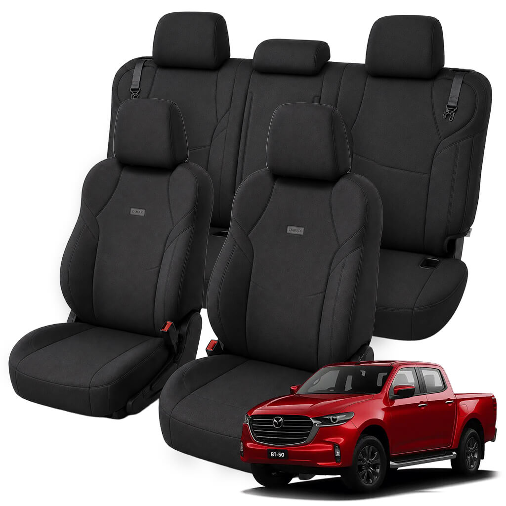 Mazda BT-50 (TF) Dual Cab Neoprene Seat Covers (07/2020-ON) - Two Row Bundle