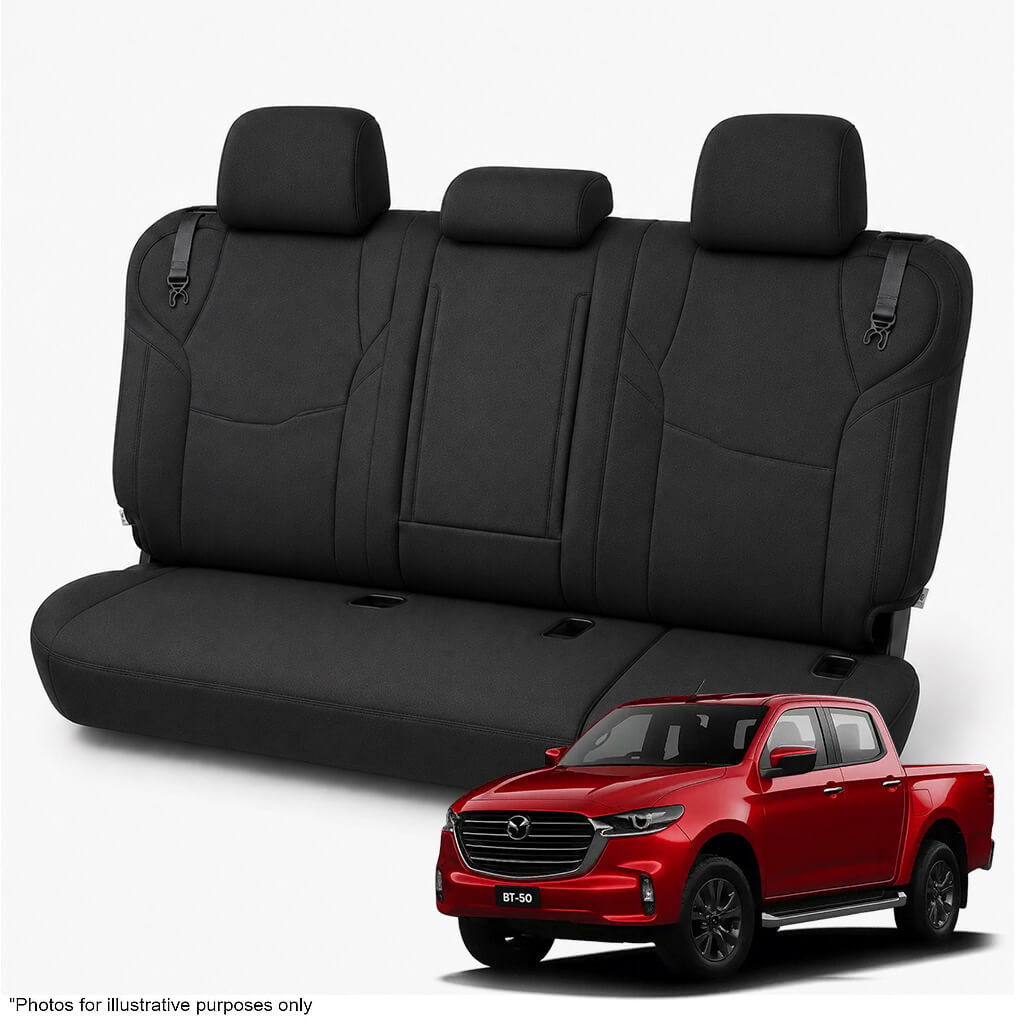 Mazda BT-50 (TF) Dual Cab Neoprene Rear Seat Covers (07/2020-ON)