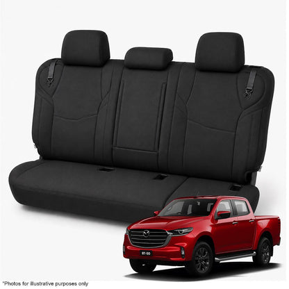 Mazda BT-50 (TF) Dual Cab Neoprene Rear Seat Covers (07/2020-ON)