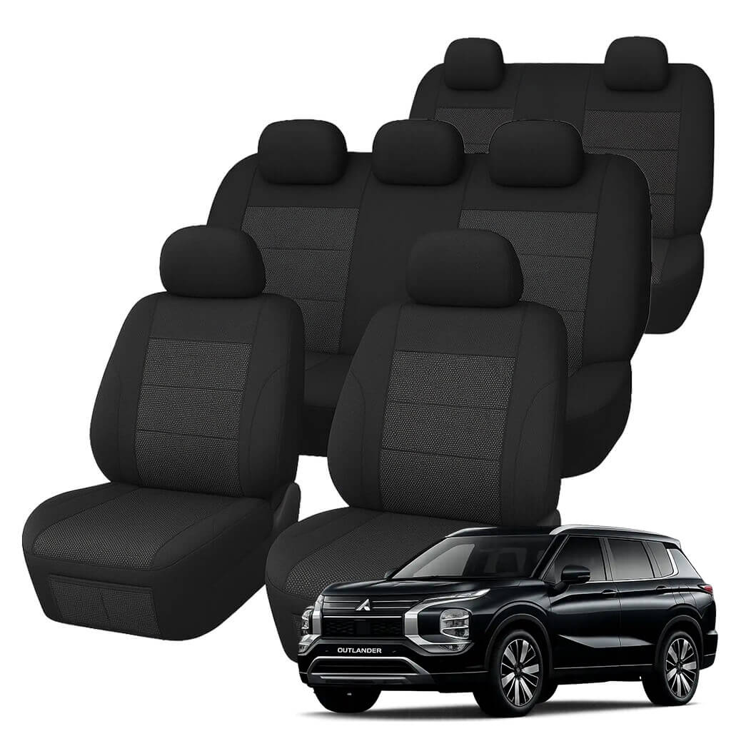 Mitsubishi Outlander ZM (7 Seater) Comfort Jacquard Seat Covers (08/2021-ON)