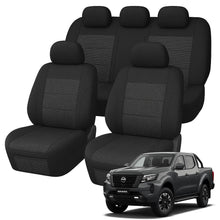 Nissan Navara D23 Comfort Jacquard Seat Covers (12/2020-ON)
