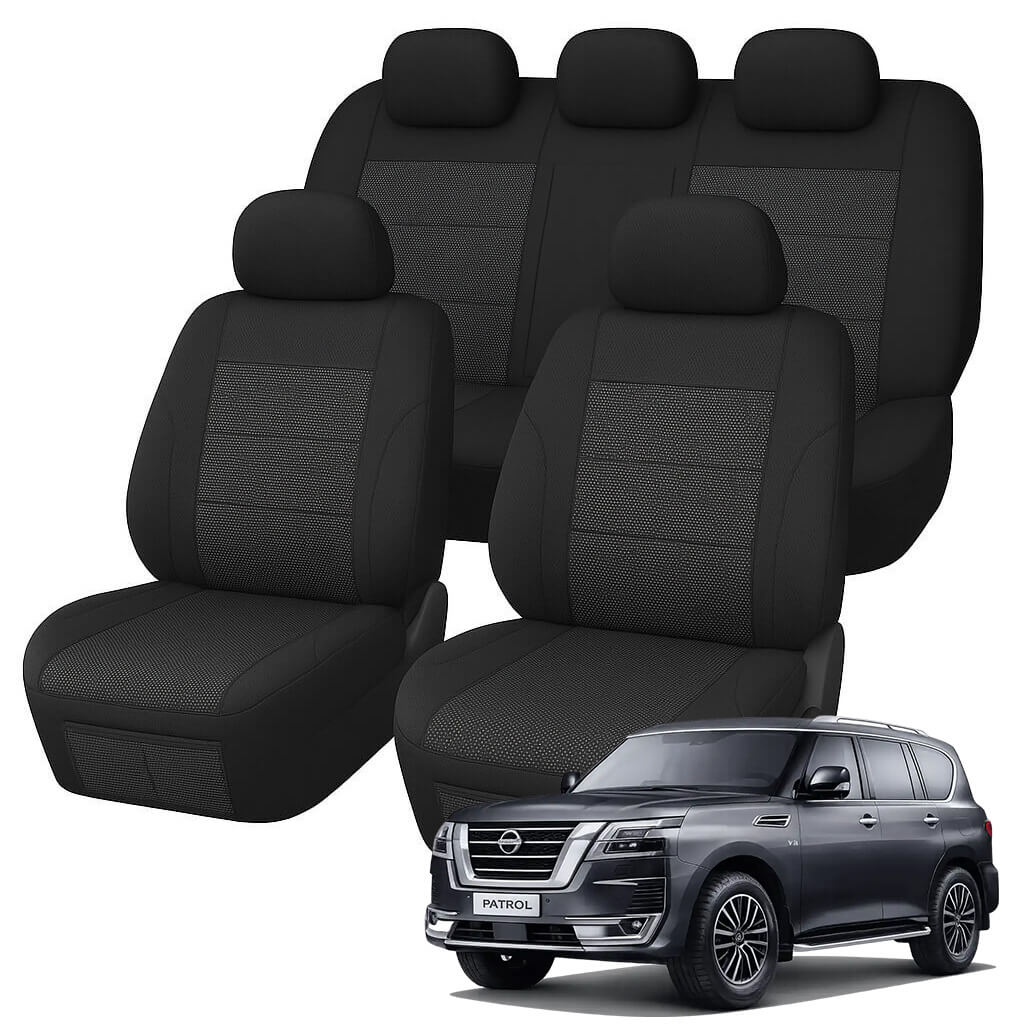 Nissan Patrol Y62 Comfort Jacquard Seat Covers (02/2013-ON)