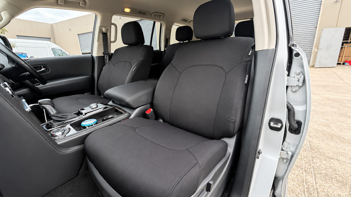Nissan Patrol Y62 Neoprene Seat Covers (02/2013-ON) - Three Row Bundle