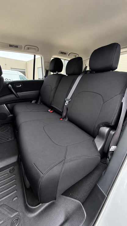 Nissan Patrol Y62 Neoprene Seat Covers (02/2013-ON) - Three Row Bundle