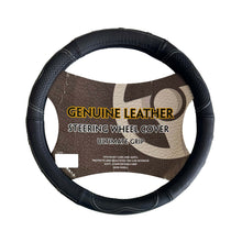 Genuine Leather Steering Wheel Cover (Style 01)