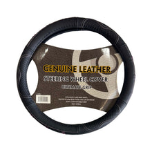 Genuine Leather Steering Wheel Cover (Style 02)