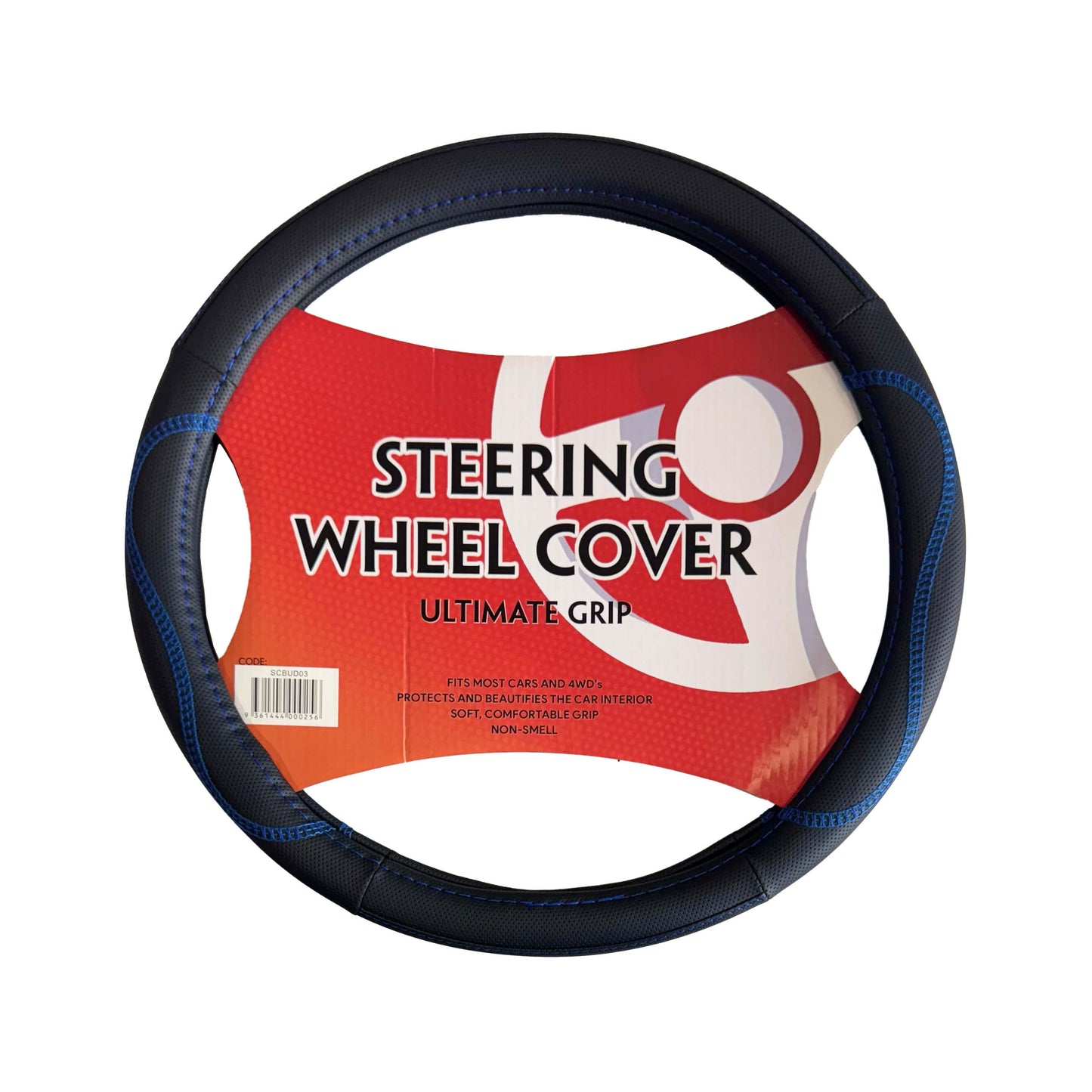Leather PU Steering Wheel Cover (Style 01)