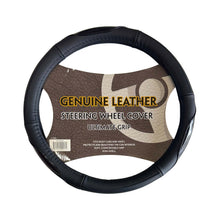 Genuine Leather Steering Wheel Cover (Style 06)
