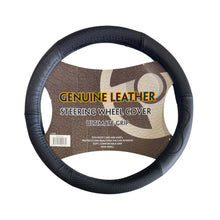 Genuine Leather Steering Wheel Cover (Style 07)