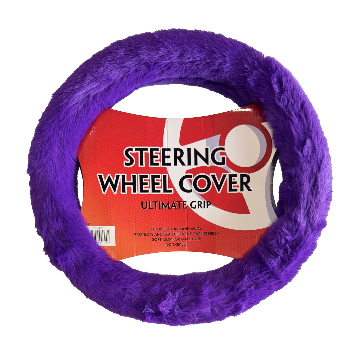 Fluffy Purple Steering Wheel Cover