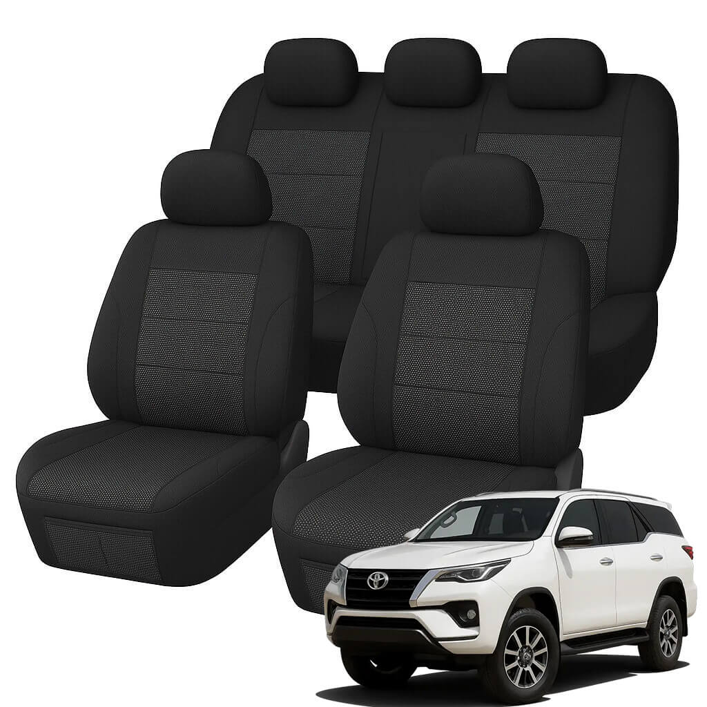 Toyota Fortuner Comfort Jacquard Seat Covers (08/2015-ON)
