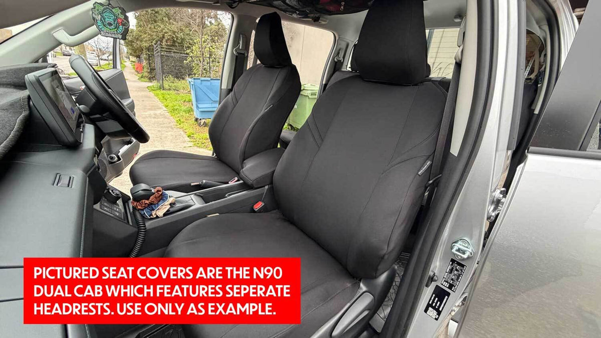 Toyota Hilux N90 WorkMate Single Cab Neoprene Front Seat Covers (12/2025-ON)