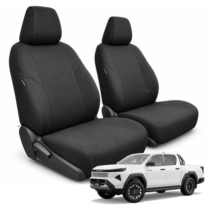 Toyota Hilux N90 Neoprene Seat Covers (12/2025-ON) - Two Row Bundle
