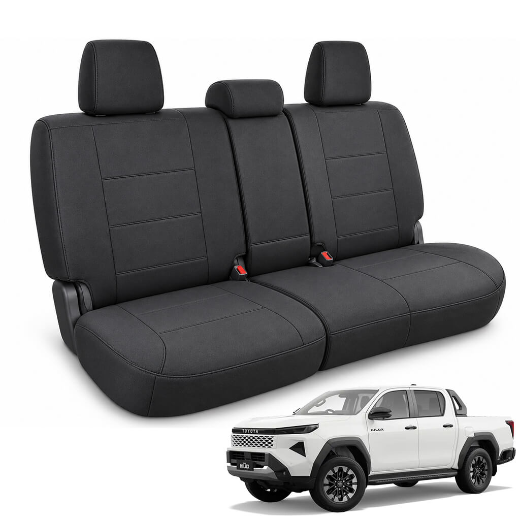 Toyota Hilux N90 Neoprene Seat Covers (12/2025-ON) - Two Row Bundle